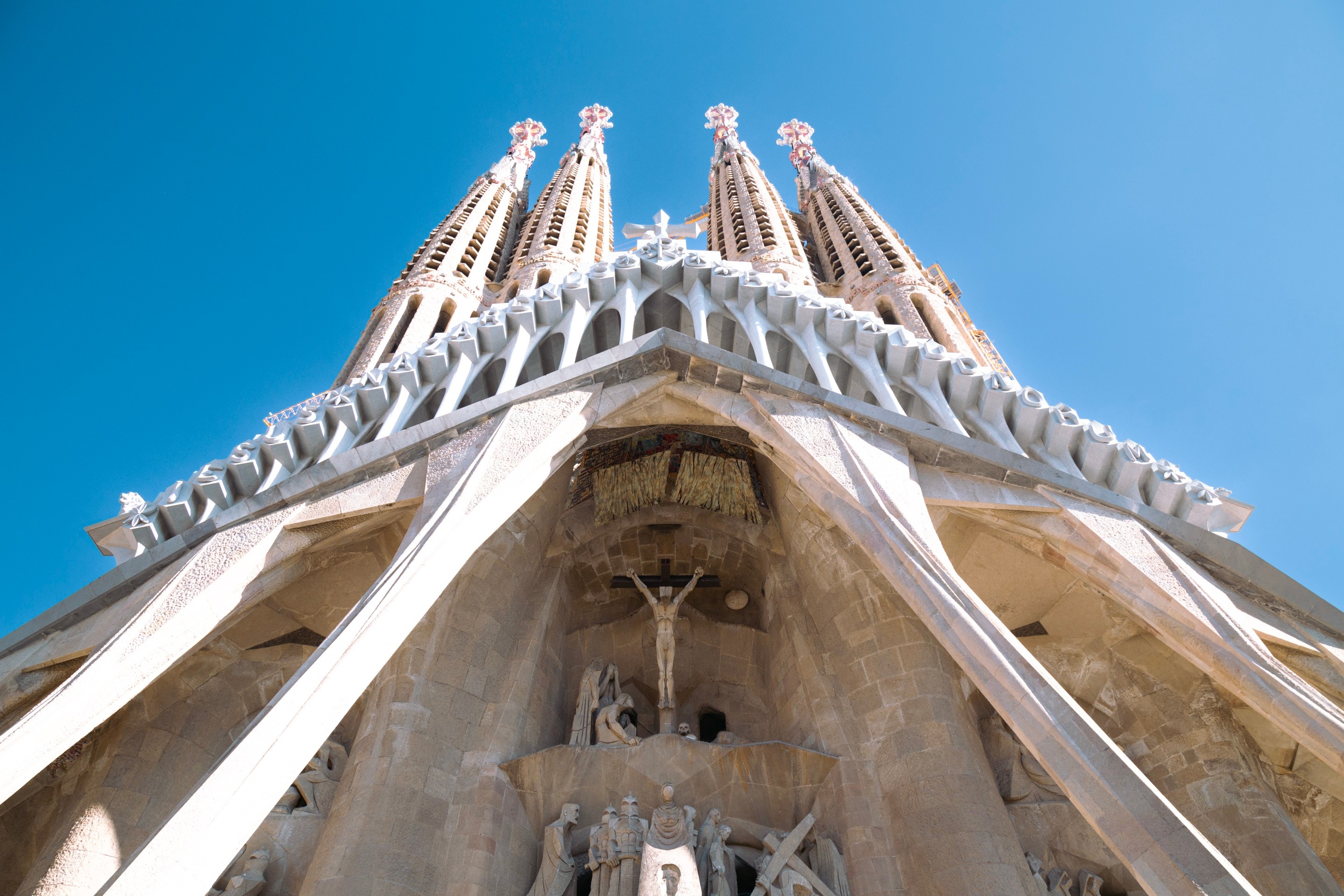 The Passion Facade entrance of La Sagrada Familia