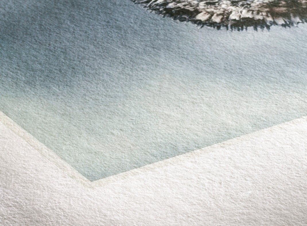 Close-up of Hahnemuhle paper showing its beautiful texture.