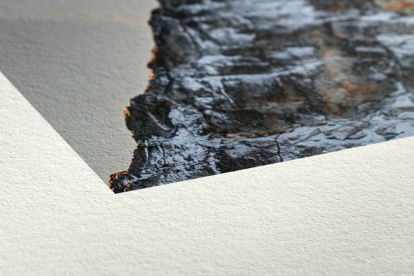 Example of one of our prints, printed on hemp paper